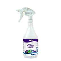 Lift Bath & Washroom Cleaner Refillable Empty Spray Bottles 1x6