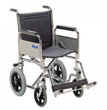Transit Wheelchair with Detachable Arm & Foot Rests